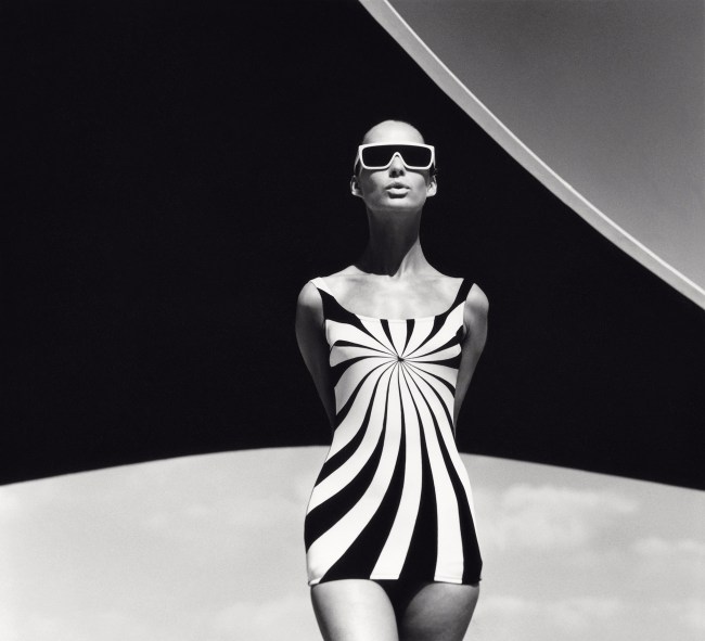 F. C. Gundlach (German, 1926-2021) '"Op Art" bathing suit by Sinz, Vouliagmeni/Greece' 1966