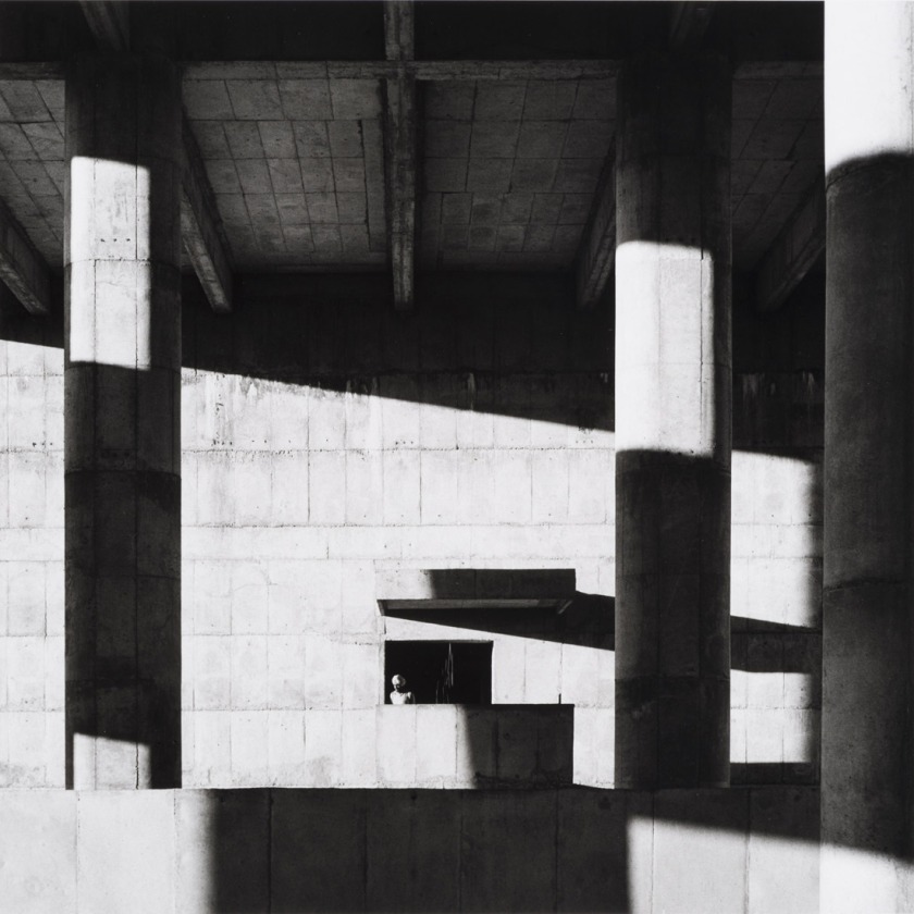 Lucien Hervé.  'Le Corbusier: Façade of the Secretariat Building, Chandigarh, 1961' 1961 