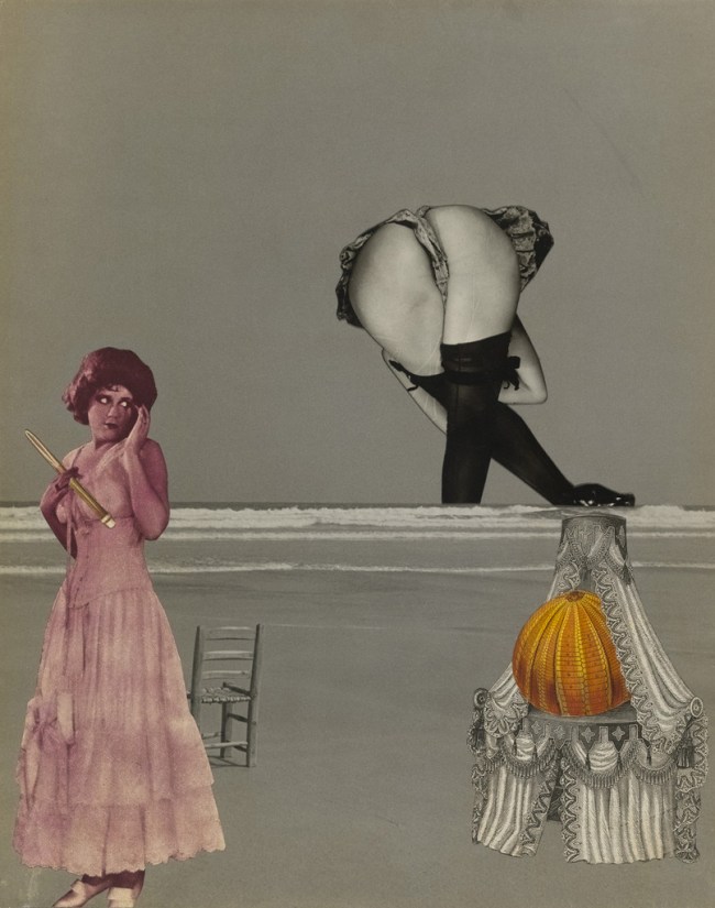 Georges Hugnet (French, 1906-1974) 'Untitled [Surrealist beach collage]' c. 1935