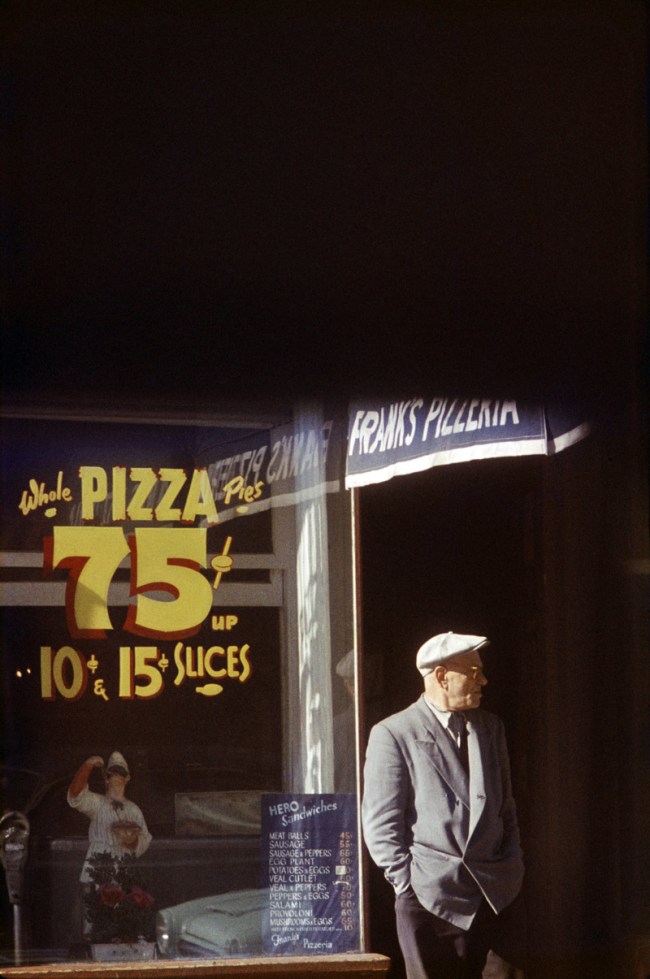 Saul Leiter (American, 1923-2013) 'Pizza, Patterson' 1952