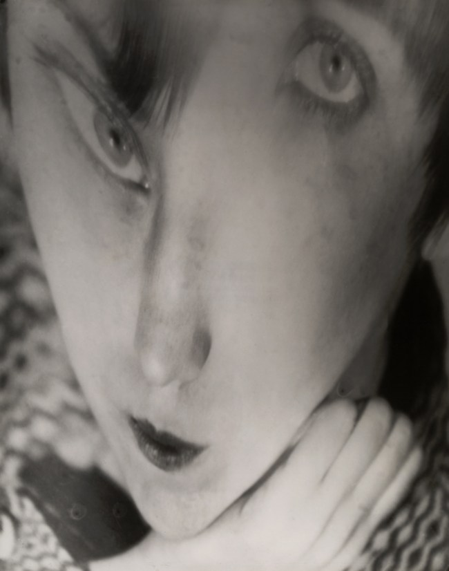 Berenice Abbott (American, 1898-1991) 'Portrait of the Artist as a Young Woman' Negative c. 1930/Distortion c. 1950