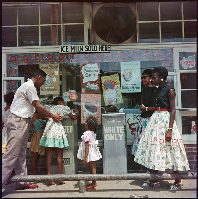Gordon Parks (American, 1912-2006) 'At Segregated Drinking Fountain, Mobile, Alabama' 1956