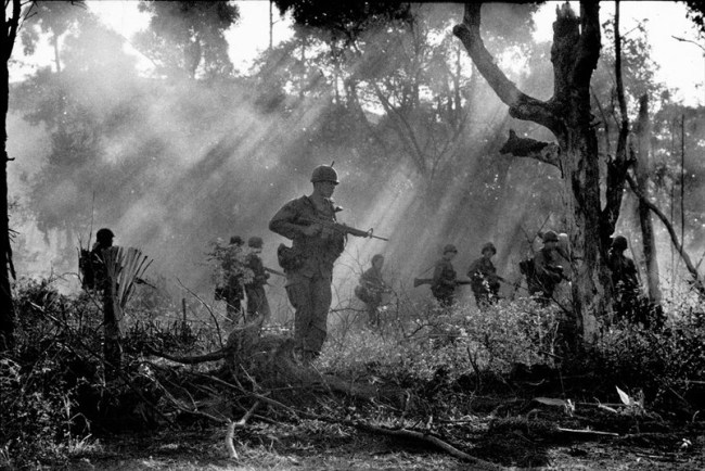 Gilles Caron (French, 1939-1970) 'American Patrol during the Vietnam War 1967' 1967