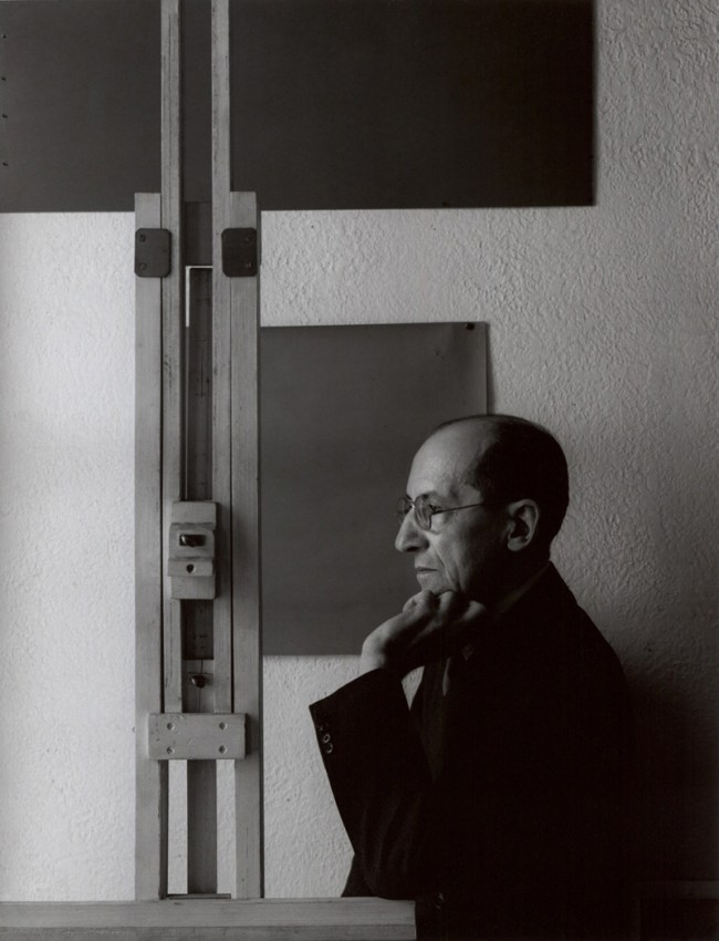 Arnold Newman (American, 1918-2006) 'Piet Mondrian, painter, New York' 1942