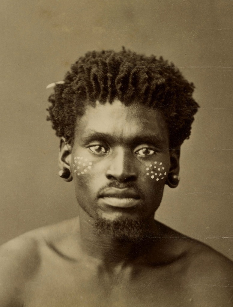 Unidentified Photographer. 'Portrait of a Man' (detail) South Africa, late nineteen century