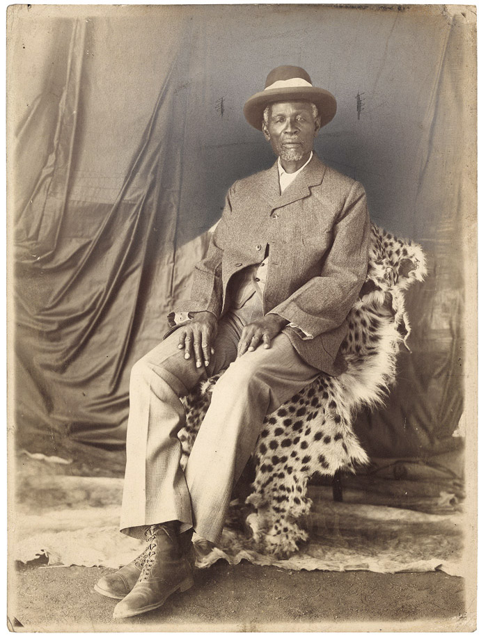 Unidentified photographer. 'Portrait of King Khama III' South Africa, early twentieth century
