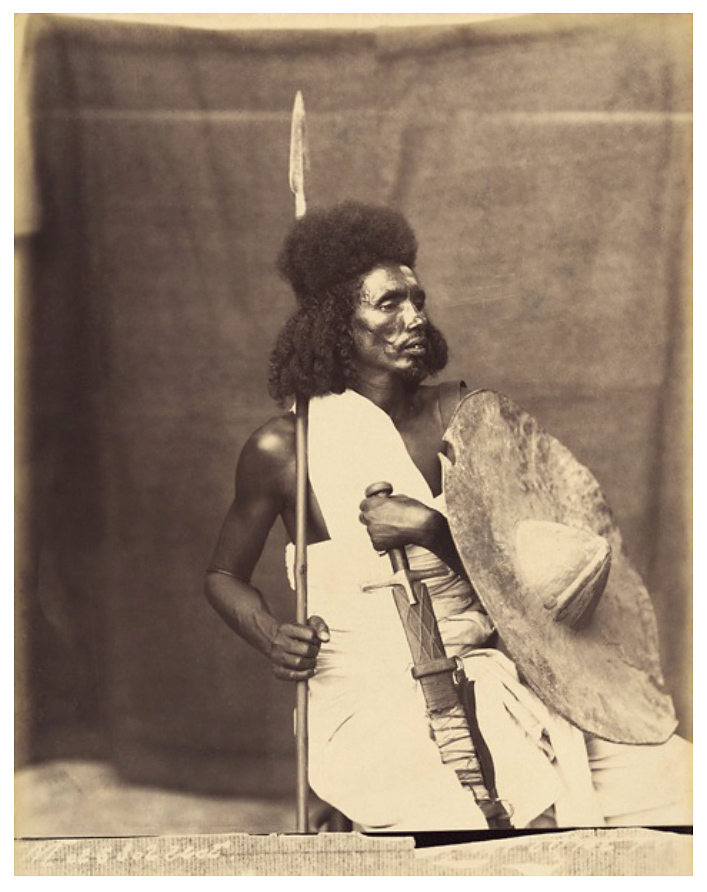 Unidentified photographer. 'Studio photograph of a man' East Africa, late nineteenth century