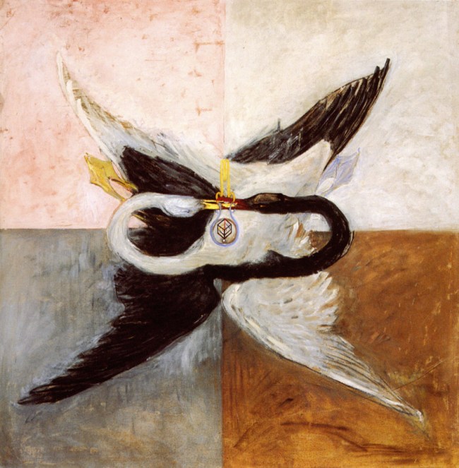 Hilma af Klint (Swedish, 1862-1944) 'The Swan' 1914