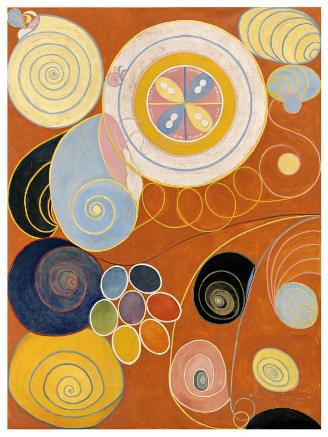 Hilma af Klint (Swedish, 1862-1944) 'The Ten Largest, No. 3, Youth, Group IV' 1907