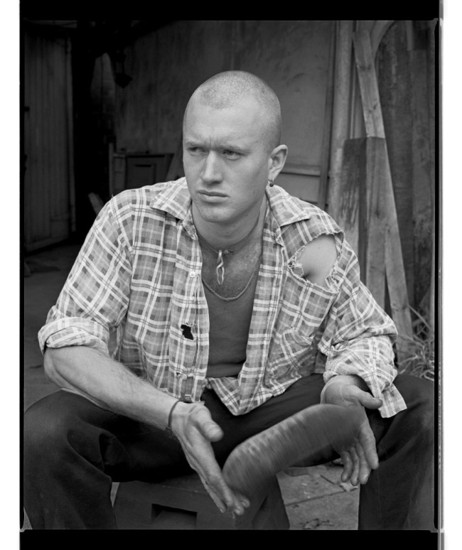 Marcus Bunyan (Australian, b. 1958) 'Jerry with shaved head' 1994