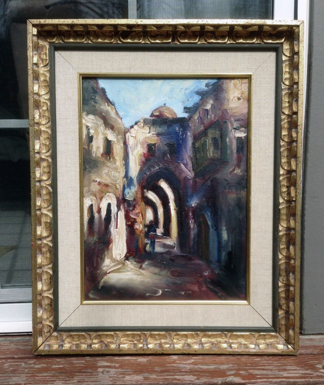 Edith Meisl. 'Way to the Wailing Wall' c. 1965