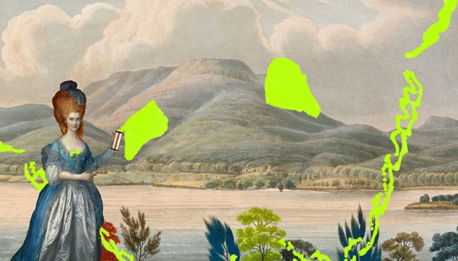 Joan Ross (Australian, b. 1961) 'Tagging' 2013