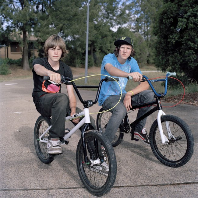 Lee Grant (Australian, b. 1973) 'Nathan & Mac, BMX bros' 2009