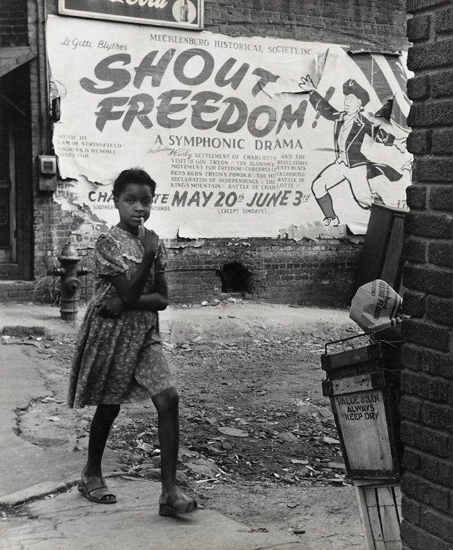 Rosalie Gwathmey (American, 1908-2001) 'Shout Freedom, Charlotte, North Carolina' c. 1948 