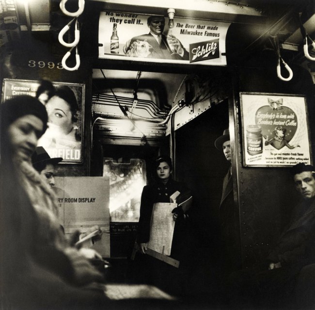 Sy Kattelson (American, 1923-2018) 'Untitled (Subway Car)' 1949