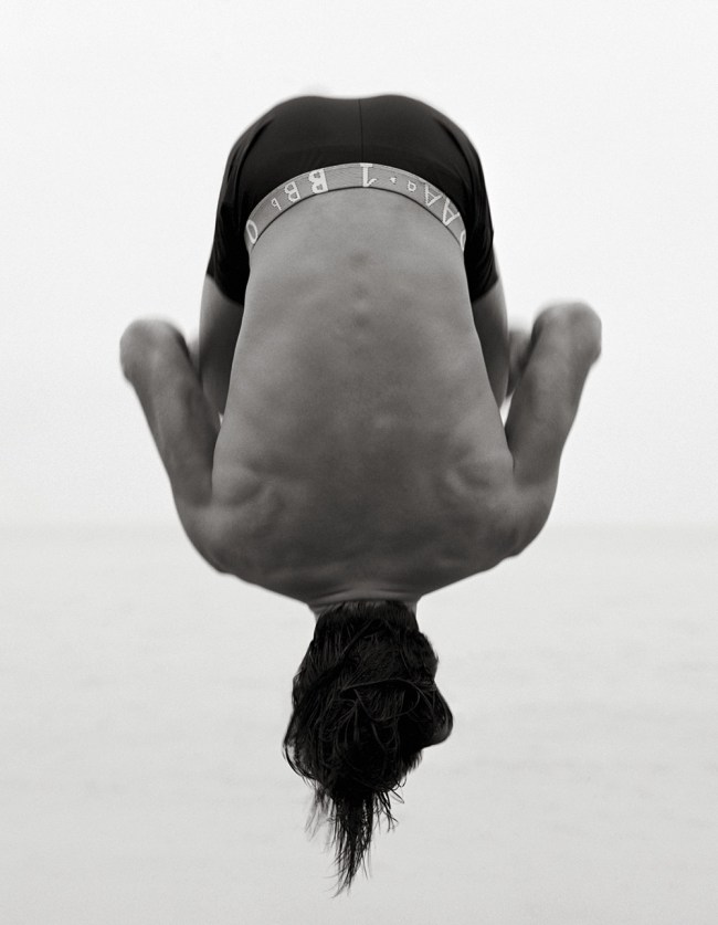 Herb Ritts (American, 1952-2002) 'Backflip, Paradise Cove' 1987