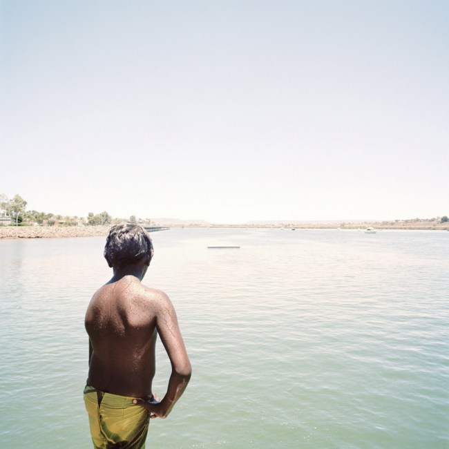 Katrin Koenning (Australian born Germany, b. 1978) 'Boy #2, Port Augusta Jetty' 2013