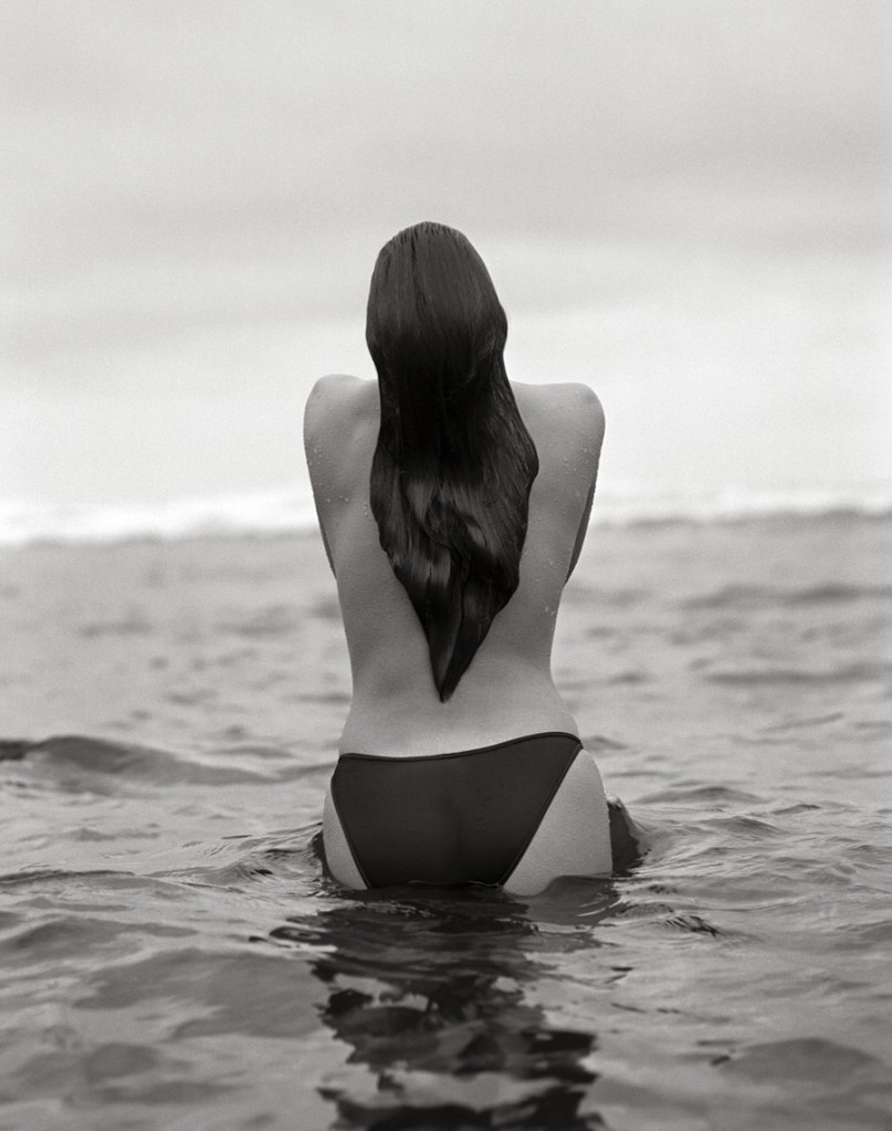 Herb Ritts (American, 1952-2002) 'Woman in Sea, Hawaii' 1988