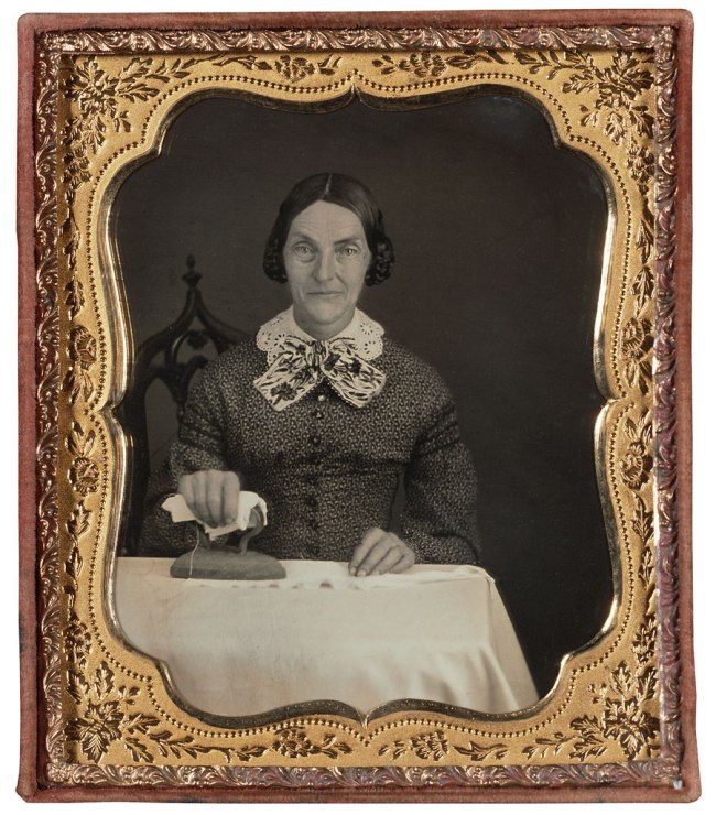 Unknown Maker (American) 'Woman Ironing' c. 1850-55