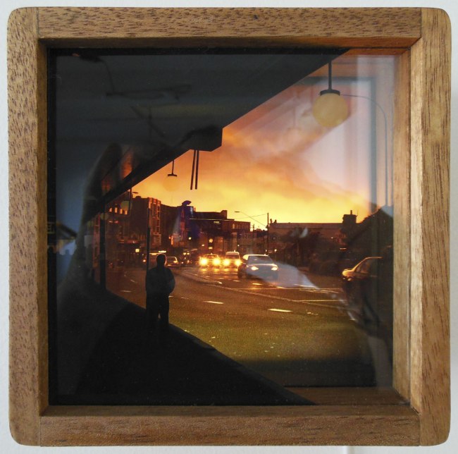 Perran Costi (Australian) 'Sunset on King Street' 2012 (installation view)