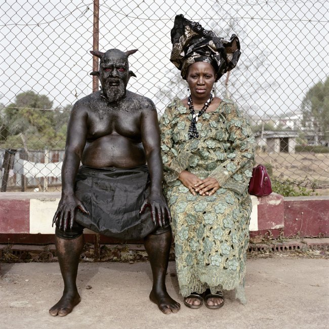 Pieter Hugo (South African, b. 1976) 'Chris Nkulo and Patience Umeh. Enugu, Nigeria' 2008