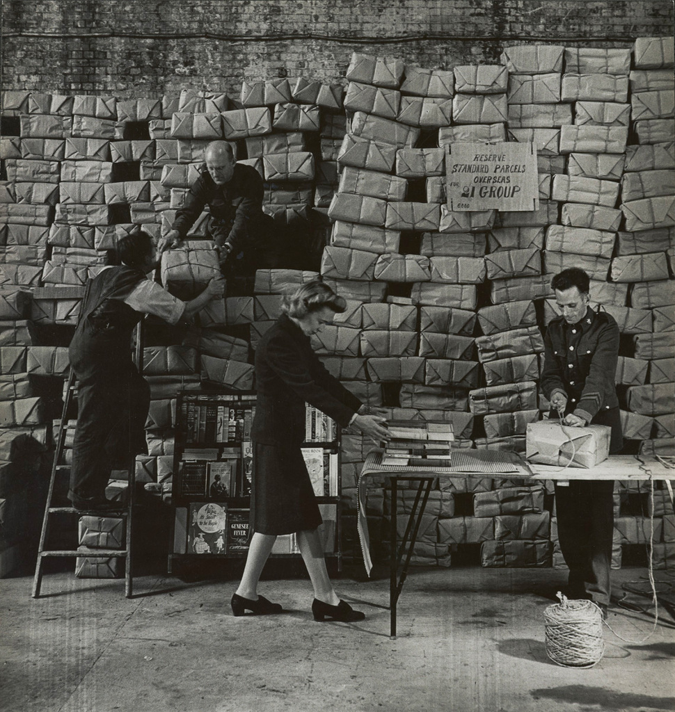 Bill Brandt (British born Germany, 1904-1983) 'Packaging Post for the War' c. 1942