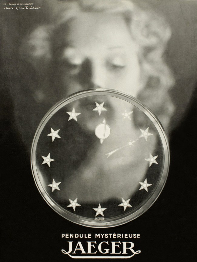 Laure Albin Guillot (French, 1879-1962) 'Advertisement for the Manufacture Jaeger-LeCoultre' c. 1940 