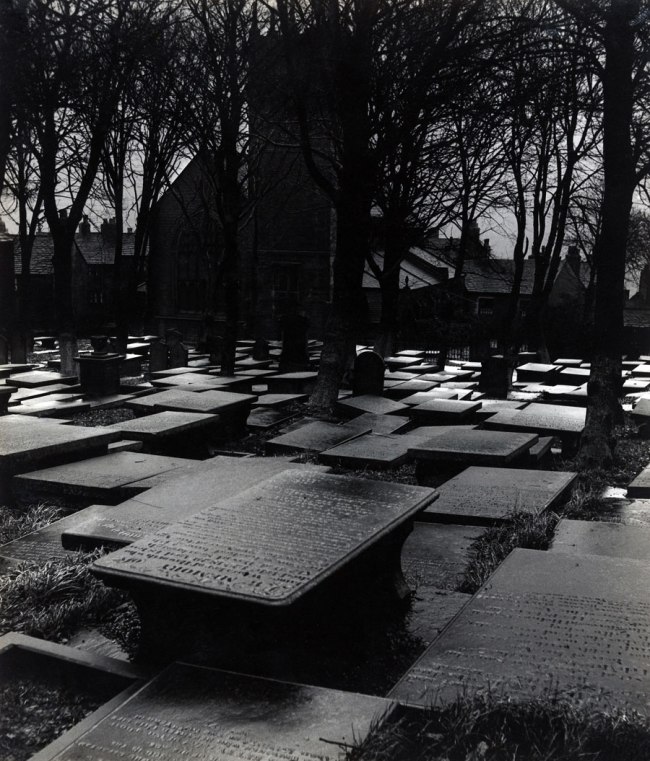 Bill Brandt (British born Germany, 1904-1983) 'Haworth Churchyard' 1945