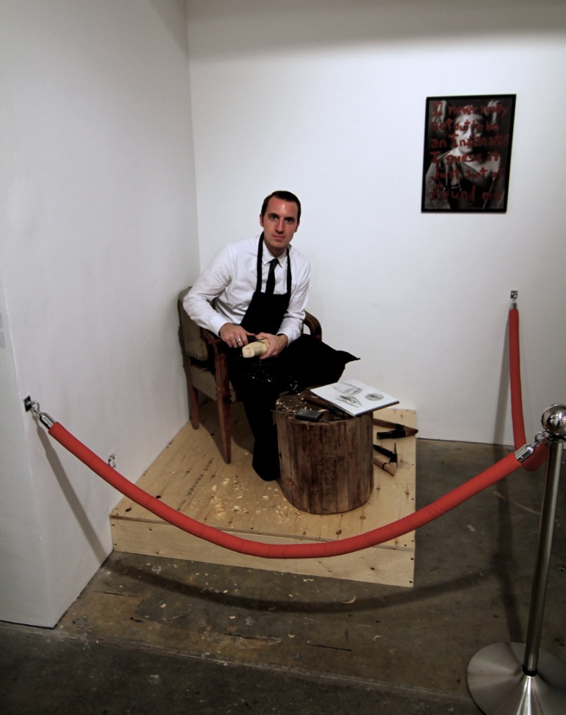 Nicholas Galanin (Tlingit/Aleut - American, b. 1979) 'White Carver' Nd