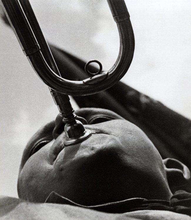 Alexander Rodchenko (Russian, 1891-1956) 'Trumpeting pioneer' 1930