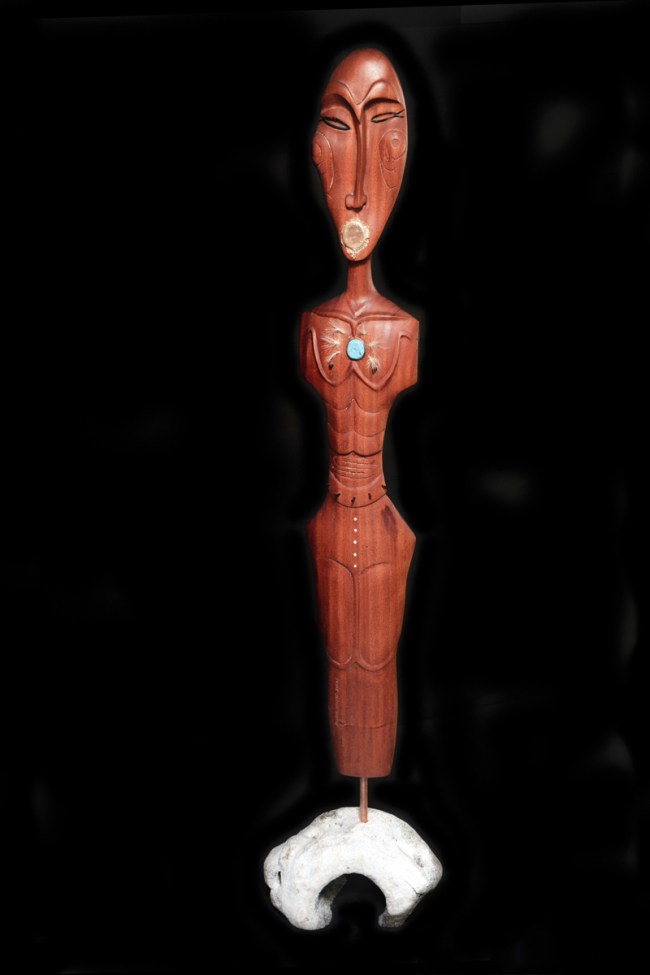 Susie Silook (Yupik/Iñupiaq - American, b. 1960) 'Aghnaghpak (Great Woman)' Nd