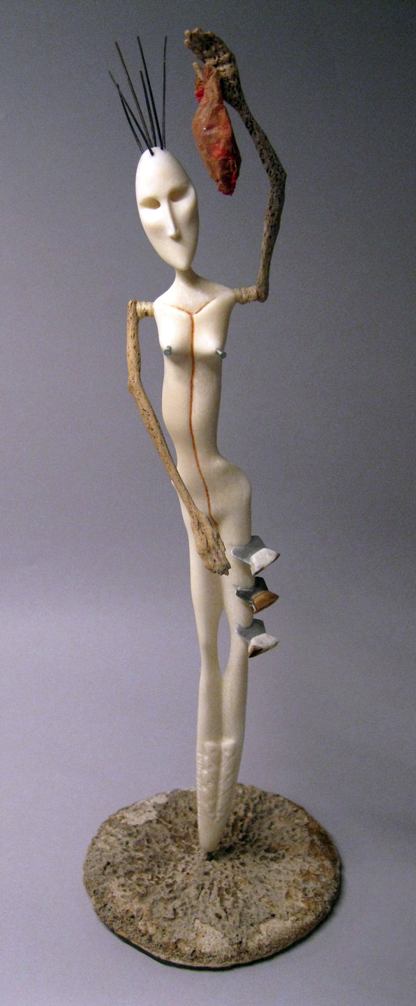 Susie Silook (Yupik/Iñupiaq - American, b. 1960) 'Keeping My Heart' 2008