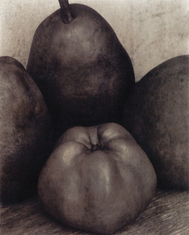 Edward Steichen (American, 1879-1973) 'Three Pears and an Apple, Voulangis, France' 1921