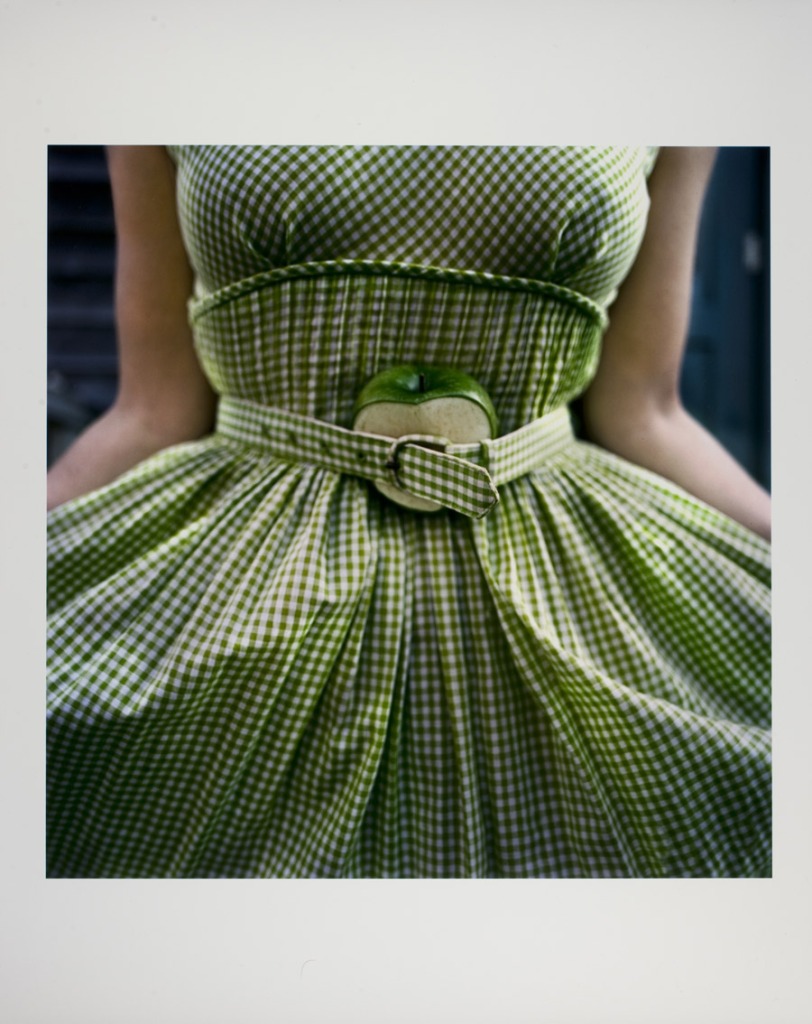 Cig Harvey (British, b. 1973) 'Gingham Dress with Apple' c. 2003