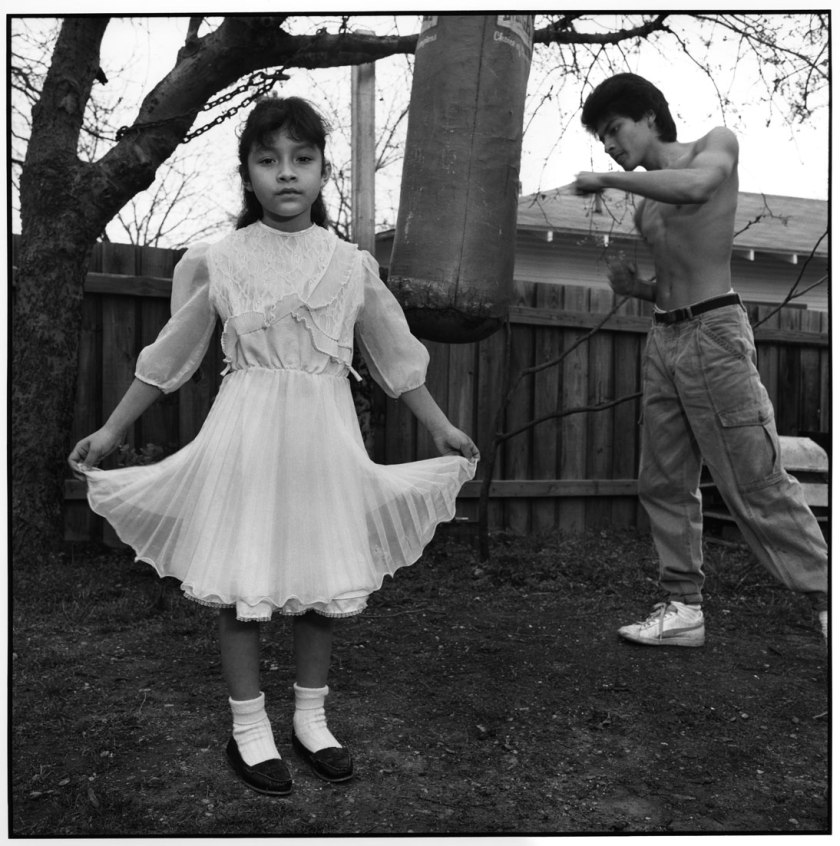 Mary Ellen Mark (American, 1940-2015) 'Hispanic Girl with Her Brother, Dallas, Texas' 1987 