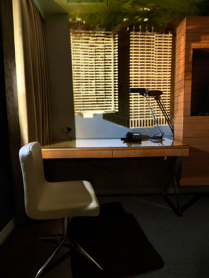 Robyn Stacey (Australian, b. 1952) 'Room 2015 Pullman Hyde Park, Chair Still Life' 2013