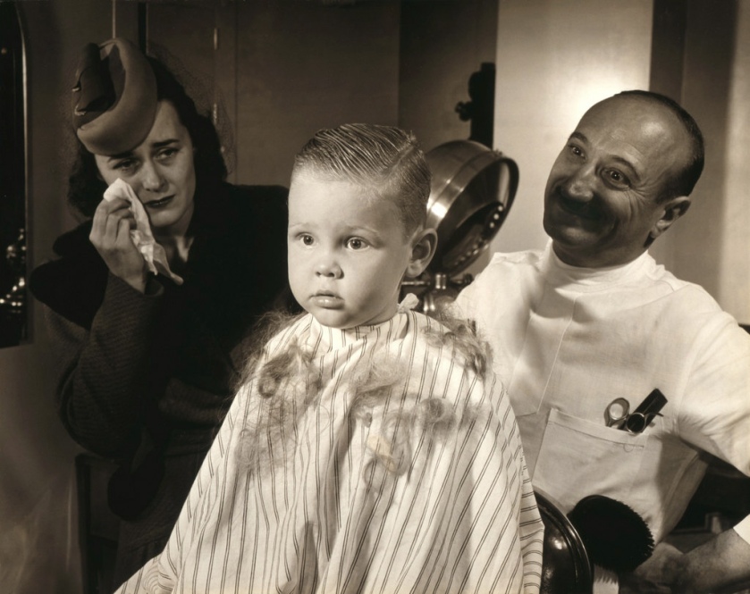 Victor Keppler (American, 1904-1987) 'First Hair Cut' 1943