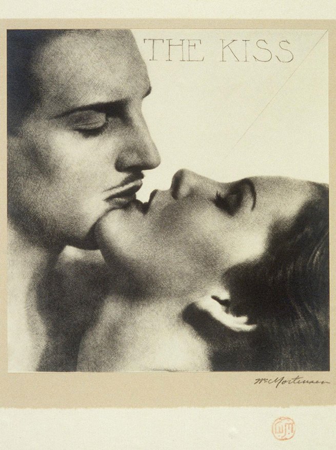 William Mortensen (American, 1897-1965) 'The Kiss' From the portfolio 'Pictorial Photography' c. 1930