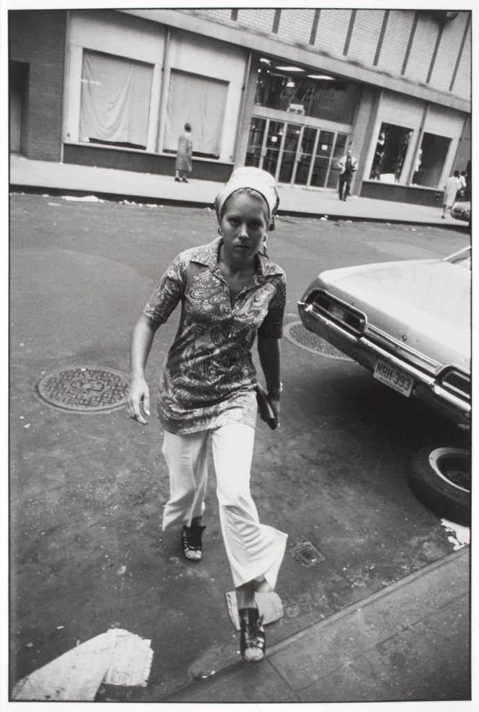 Garry Winogrand (American, 1928-1984) 'Untitled (Woman Crossing Street, New York)' about 1970