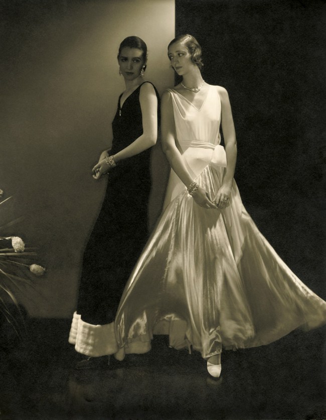 Edward Steichen (American 1879-1973, emigrated to United States 1881, worked in France 1906-23) 'Marion Morehouse and unidentified model wearing dresses by Vionnet' 1930