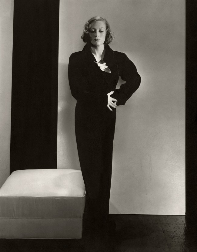 Edward Steichen (American 1879-1973, emigrated to United States 1881, worked in France 1906-23) Actress 'Joan Crawford in a dress by Schiaparelli' 1932
