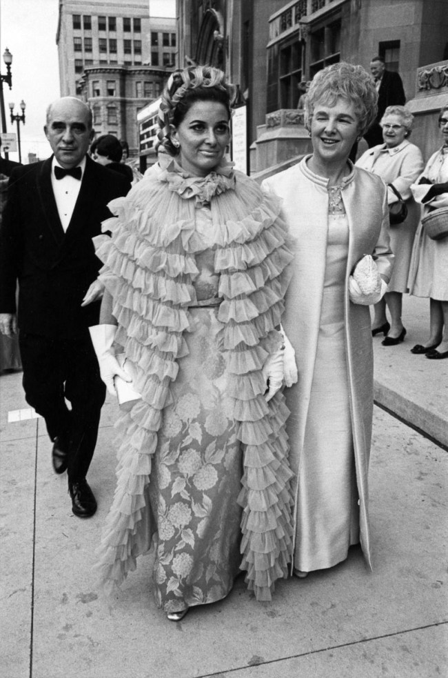 Enrico Natali (American, b. 1933) 'Opening night at the Detroit Opera, Detroit, 1968' 1968