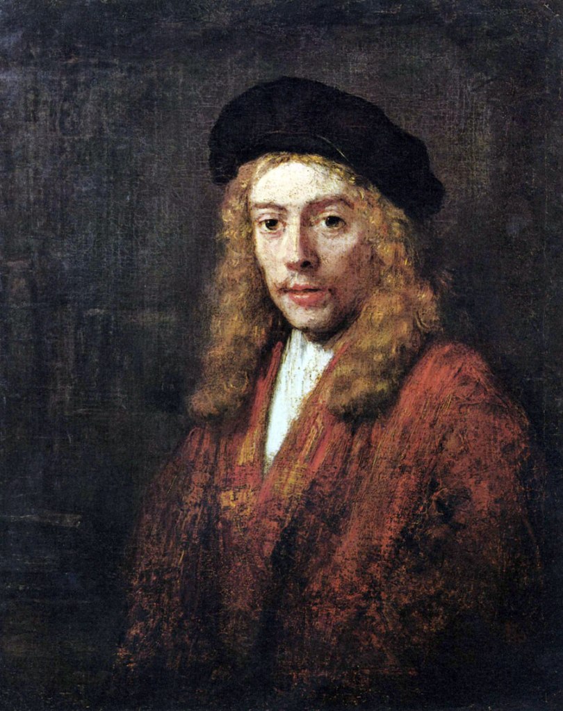 Rembrandt van Rijn (Dutch, 1641-1668) 'Portrait of Titus' 1663