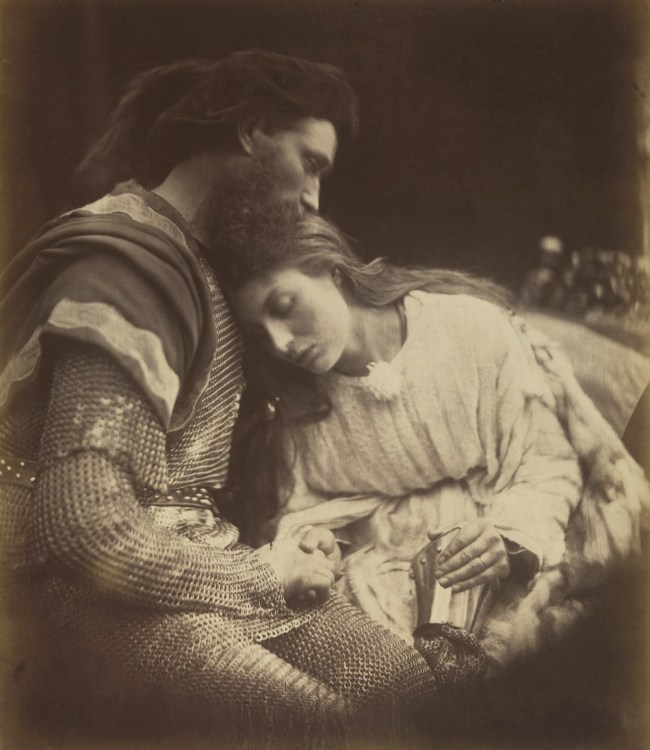 Julia Margaret Cameron (British born India, Calcutta 1815 - 1879 Kalutara, Ceylon) 'The Parting of Lancelot and Guinevere' 1874