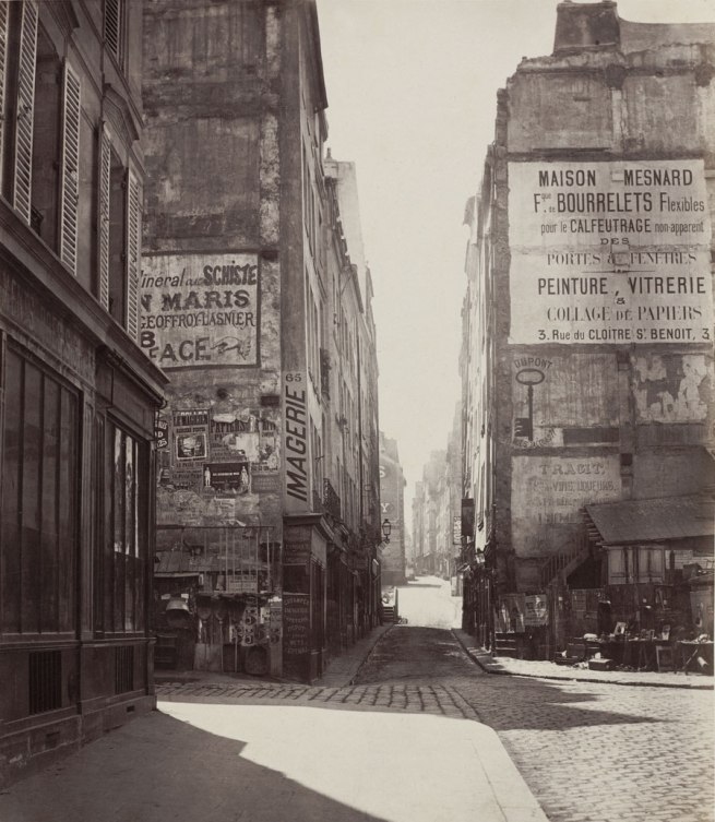 Charles Marville (French, 1813-1879) 'Rue Saint-Jacques (fifth arrondissement)' 1865-1866
