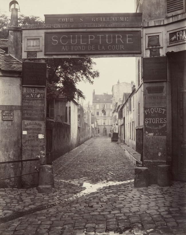 Charles Marville (French, 1813-1879) 'Cour Saint-Guillaume (ninth arrondissement)' 1866-1867