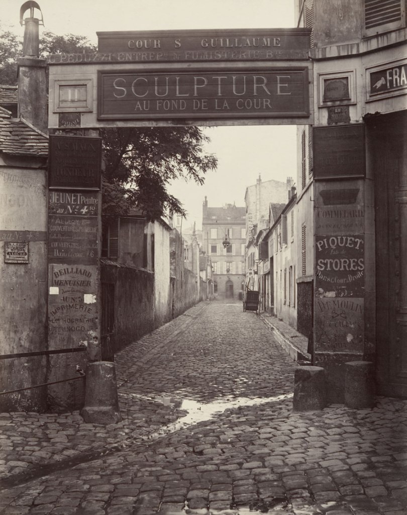Charles Marville (French, 1813-1879) 'Cour Saint-Guillaume (ninth arrondissement)' 1866-1867