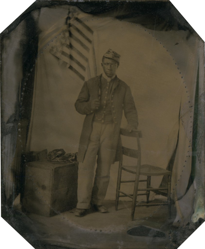 Unknown photographer. 'Private Abraham F. Brown' 1863