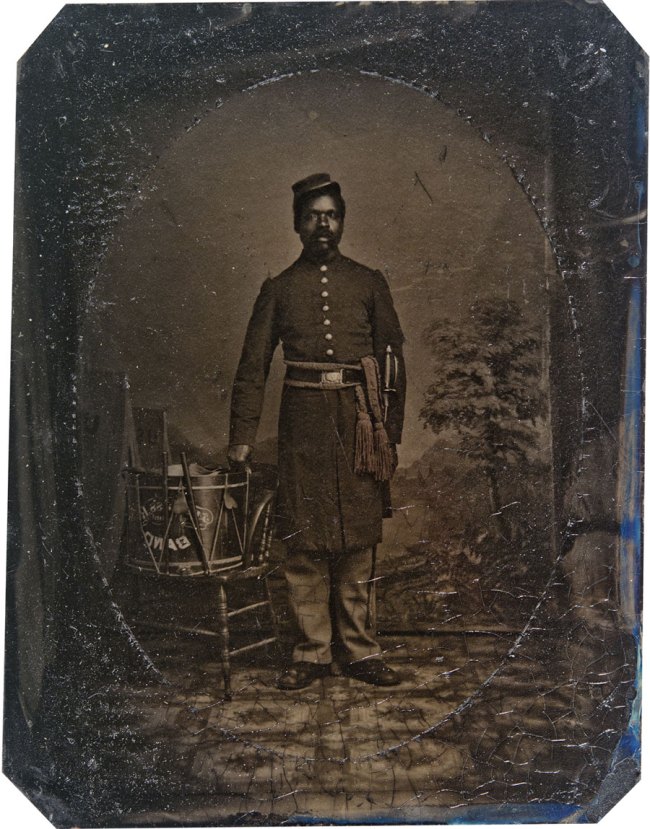 Unknown photographer. 'Private William J. Netson, musician' c. 1863-1864