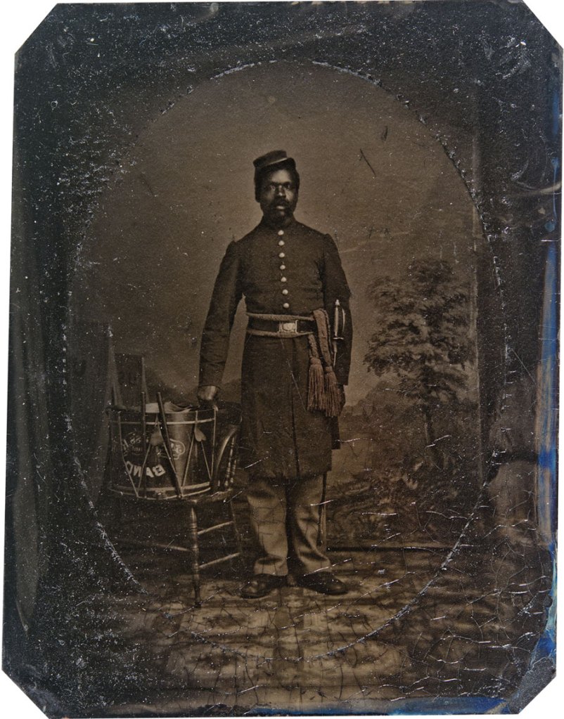 Unknown photographer. 'Private William J. Netson, musician' c. 1863-1864